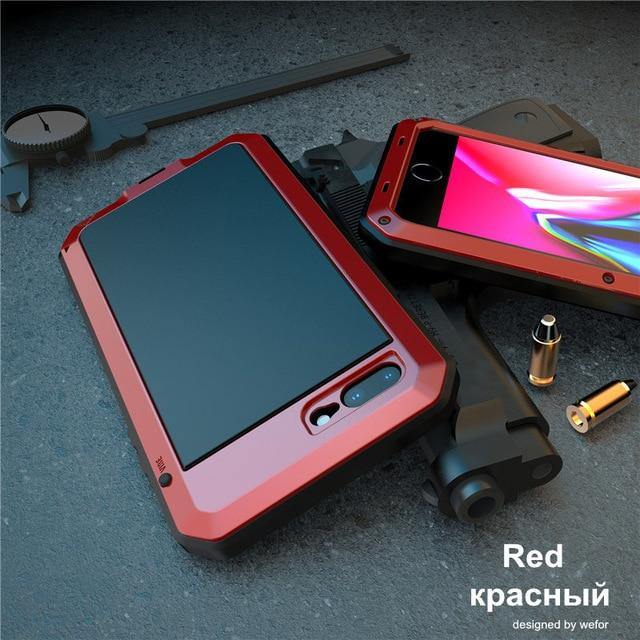Luxury 360 Full Protect Metal Aluminium Phone Case - Carbon Cases