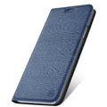 Magnetic Leather Flip Book Wallet Cover For iPhone - Carbon Cases