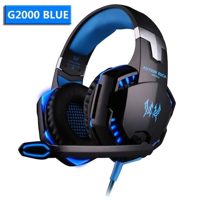 Wired Gaming Headset Headphones Surround Sound Deep Bass Stereo with Microphone - Carbon Cases