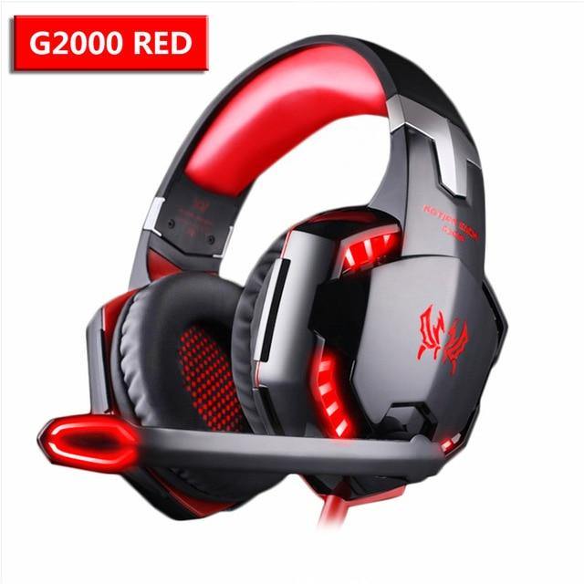 Wired Gaming Headset Headphones Surround Sound Deep Bass Stereo with Microphone - Carbon Cases