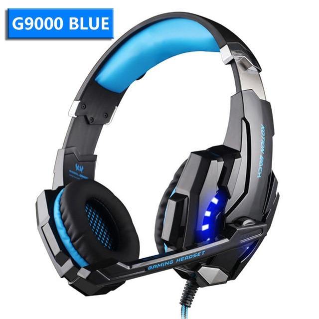 Wired Gaming Headset Headphones Surround Sound Deep Bass Stereo with Microphone - Carbon Cases