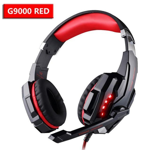 Wired Gaming Headset Headphones Surround Sound Deep Bass Stereo with Microphone - Carbon Cases