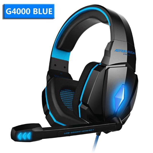 Wired Gaming Headset Headphones Surround Sound Deep Bass Stereo with Microphone - Carbon Cases