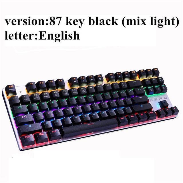 Mechanical Keyboard 87 Keys - Carbon Cases