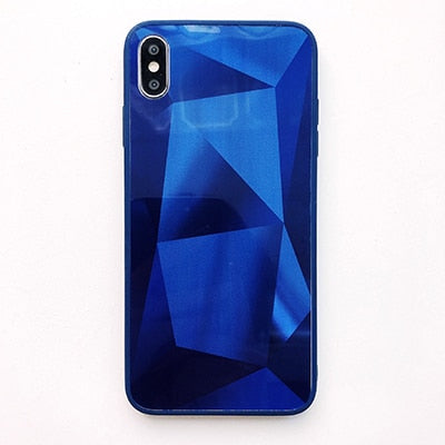 3D Diamond Mirror Case for iPhone - Carbon Cases