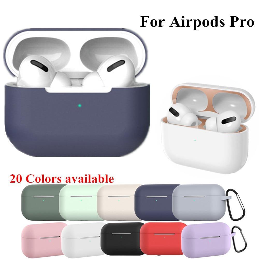 Silicone Cover Case For Apple AirPods Pro - Carbon Cases