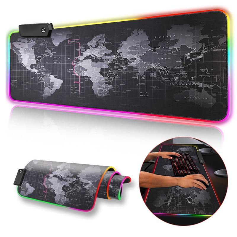 Gaming Mouse Pad RGB Backlit - Carbon Cases