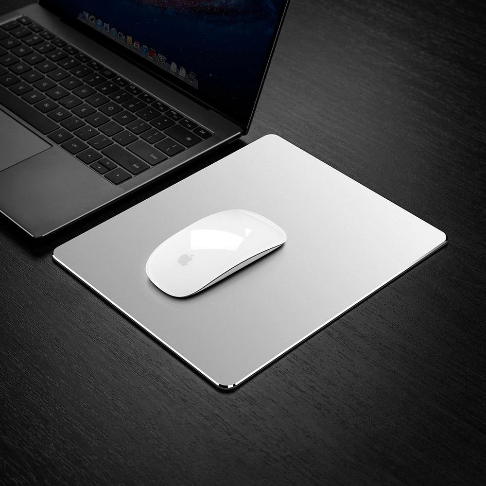 Metal Aluminium Mouse Pad Mat Waterproof Fast and Accurate Control - Carbon Cases