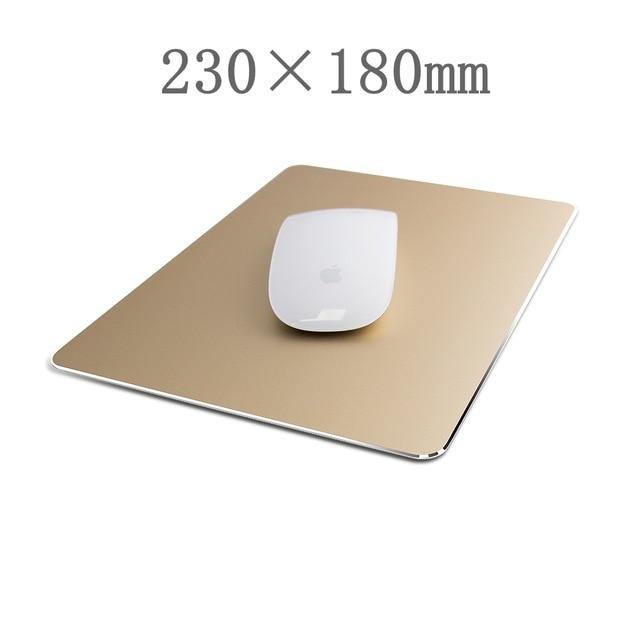 Metal Aluminium Mouse Pad Mat Waterproof Fast and Accurate Control - Carbon Cases