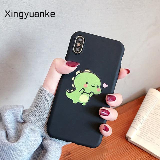 Cute Love Heart Silicone Cover For Samsung Galaxy - Carbon Cases