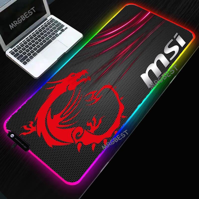 MSI Mouse Pad LED RGB Big Size XXL - Carbon Cases