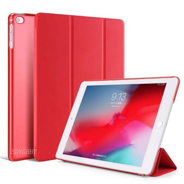 PU Leather Flip Stand Case For iPad - Carbon Cases