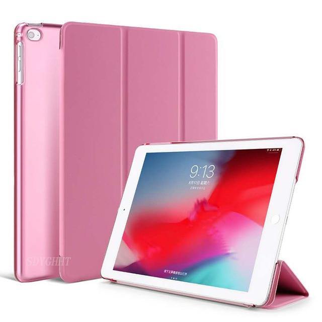 PU Leather Flip Stand Case For iPad - Carbon Cases