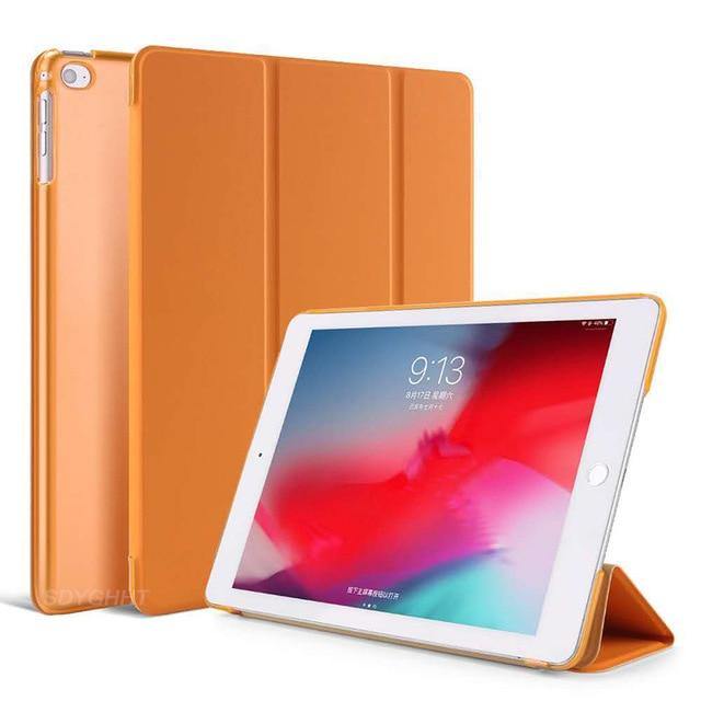 PU Leather Flip Stand Case For iPad - Carbon Cases