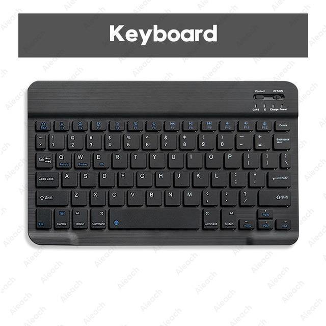 Wireless Keyboard For iPad Includes Bluetooth Mouse - Carbon Cases