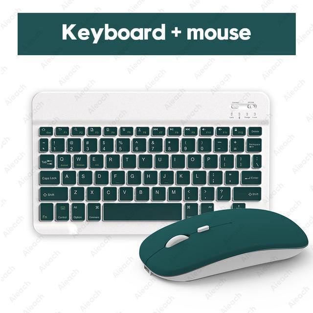 Wireless Keyboard For iPad Includes Bluetooth Mouse - Carbon Cases