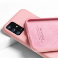 Soft Liquid Silicone Case For Samsung Galaxy - Carbon Cases