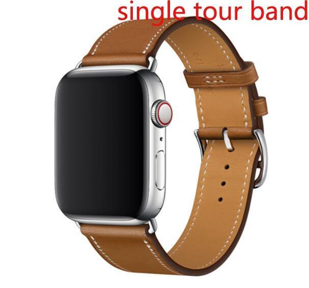 Genuine Leather Cuff Bracelet Leather Strap For Apple Watch - Carbon Cases