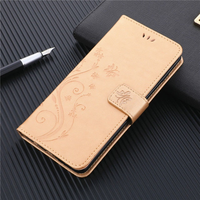 Luxury Leather Wallet Case For iPhone 12 Holder Card Slots Flip Cover Stand Bag - Carbon Cases