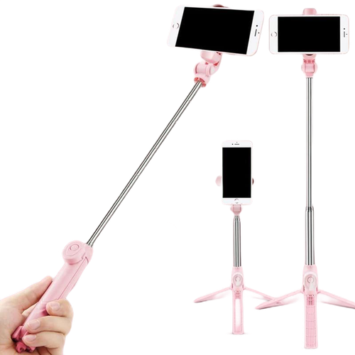 Wireless Bluetooth Selfie Stick Tripod With Remote Control - Carbon Cases