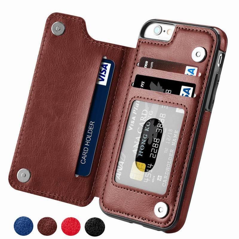 Luxury Slim Fit Premium Leather Cover For iPhone - Carbon Cases