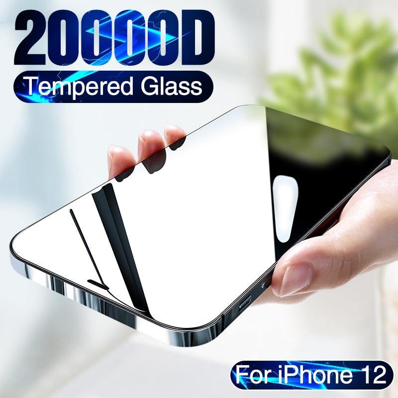 20000D Full Cover Tempered Glass For iPhone - Carbon Cases
