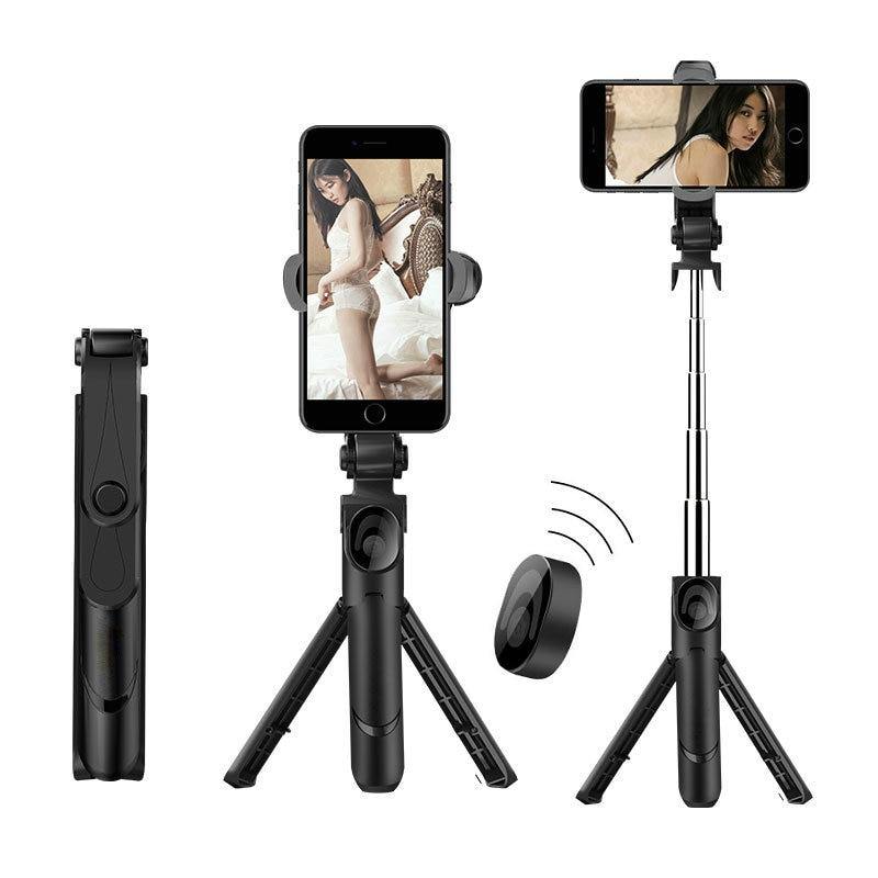 3 in 1 Selfie Stick Phone Tripod Extendable Monopod with Bluetooth Remote For Smartphone - Carbon Cases