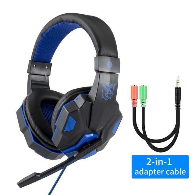 Professional Led Light Gamer Headset - Carbon Cases