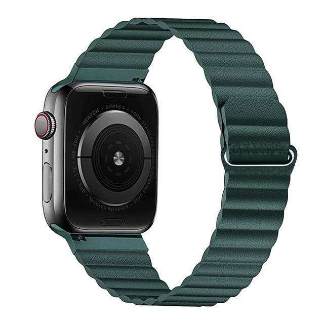 PU Leather Loop Strap For Apple Watch - Carbon Cases