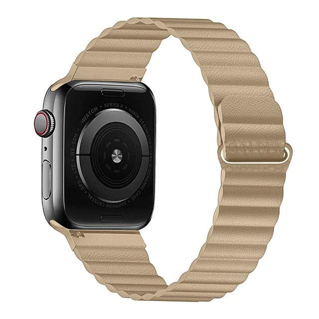 PU Leather Loop Strap For Apple Watch - Carbon Cases