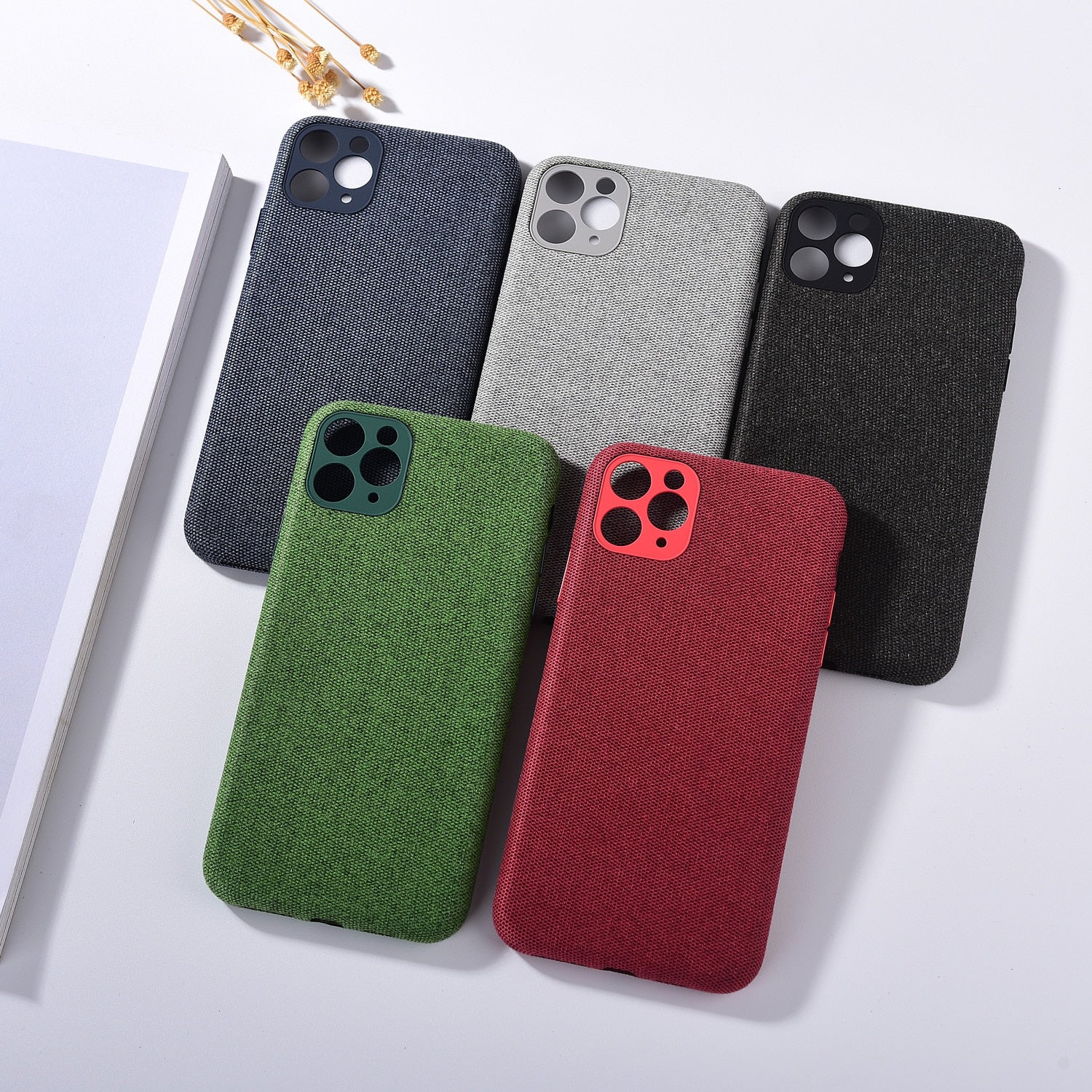 Canvas Case Cover High Premium Full Protective Shell For iPhone - Carbon Cases