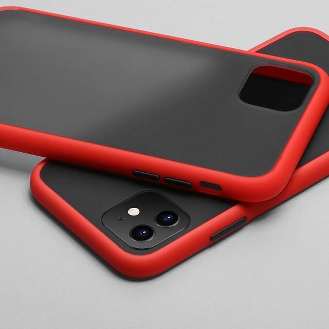 Mint Simple Matte Bumper Phone Case For iPhone - Carbon Cases