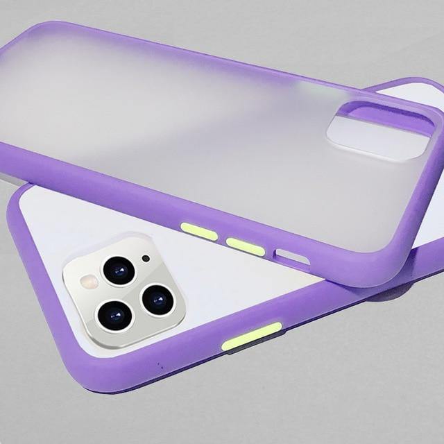 Mint Simple Matte Bumper Phone Case For iPhone - Carbon Cases