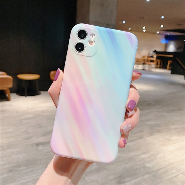 Marble Phone Case For iPhone - Camera Protection Back Cover - Carbon Cases