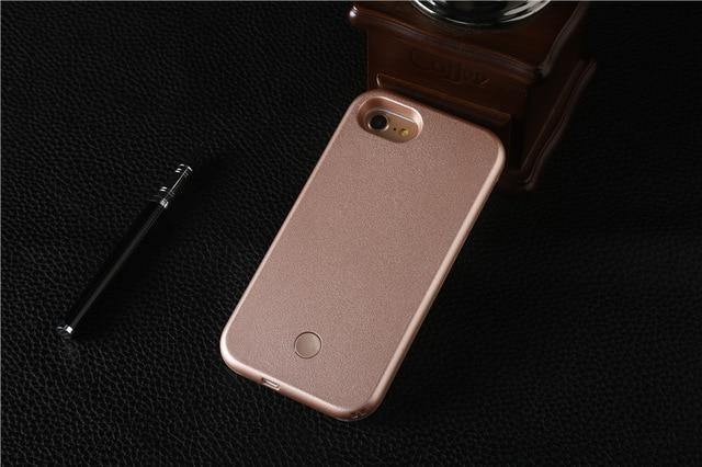 LED Flash Cases For iPhone Selfie Light - Carbon Cases