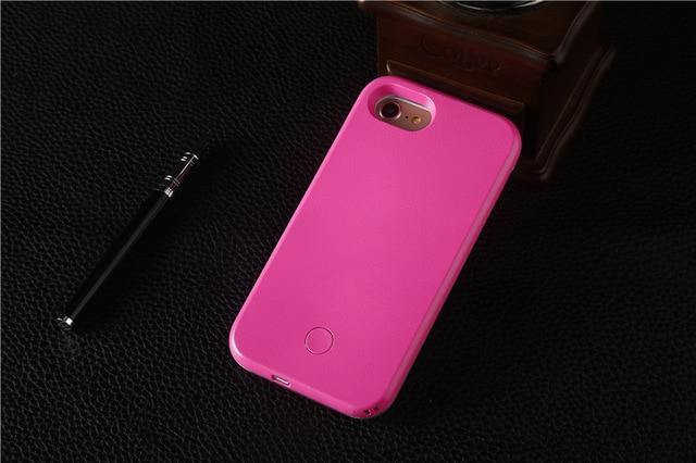 LED Flash Cases For iPhone Selfie Light - Carbon Cases