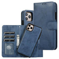 Luxury Leather Removable Case For iPhone Flip Wallet Card Phone Bags Cover - Carbon Cases