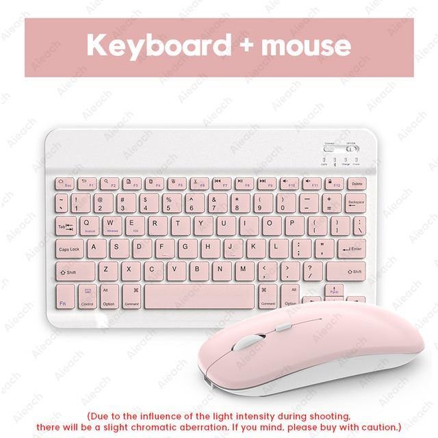 Wireless Keyboard For iPad Includes Bluetooth Mouse - Carbon Cases