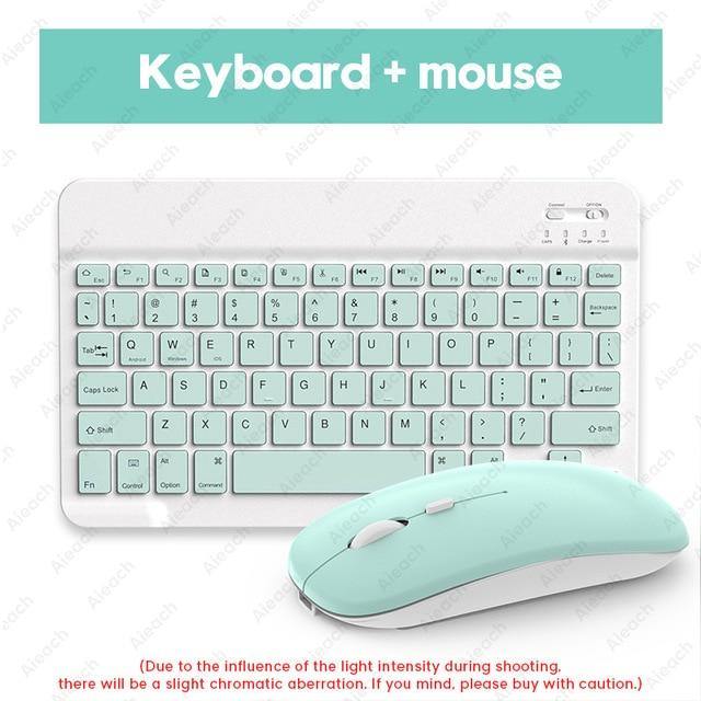 Wireless Keyboard For iPad Includes Bluetooth Mouse - Carbon Cases