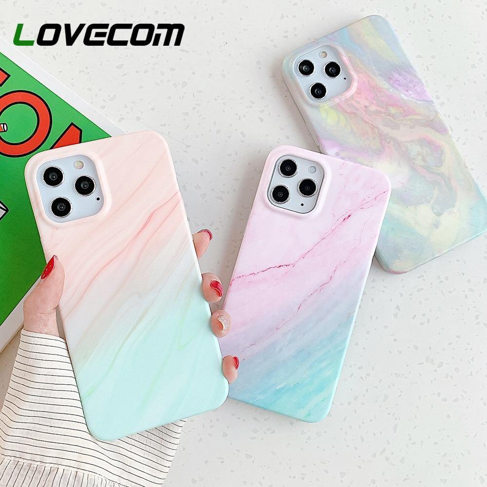 Gradual Marble Phone Case For iPhone - Carbon Cases