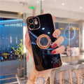 Luxury Ring Holder Case For iPhone - Carbon Cases
