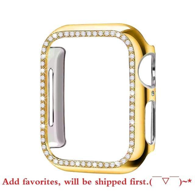 Diamond Bumper Protective Case for Apple Watch - Carbon Cases