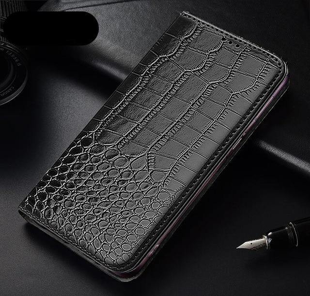 Luxury Flip Wallet Leather Case For iPhone - Magnetic Cards Holder Book - Carbon Cases