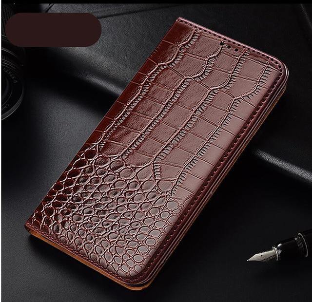 Luxury Flip Wallet Leather Case For iPhone - Magnetic Cards Holder Book - Carbon Cases