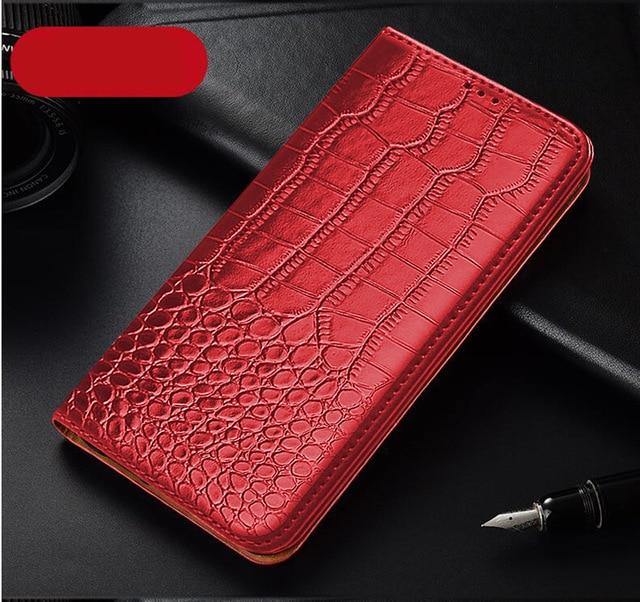 Luxury Flip Wallet Leather Case For iPhone - Magnetic Cards Holder Book - Carbon Cases