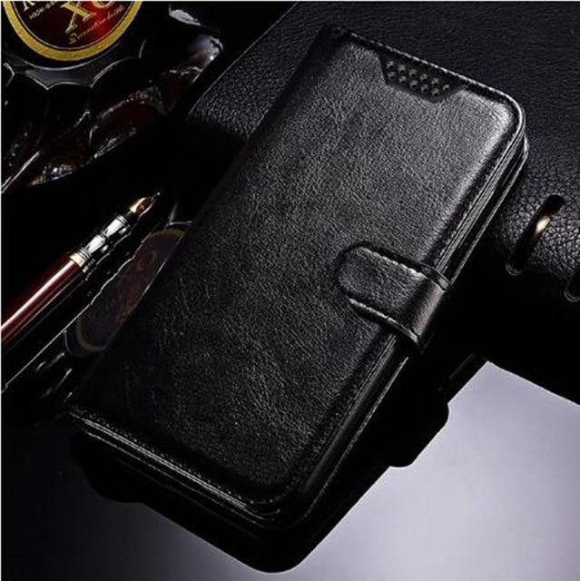 Luxury Flip Wallet Leather Case For iPhone - Magnetic Cards Holder Book - Carbon Cases