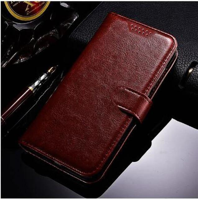 Luxury Flip Wallet Leather Case For iPhone - Magnetic Cards Holder Book - Carbon Cases