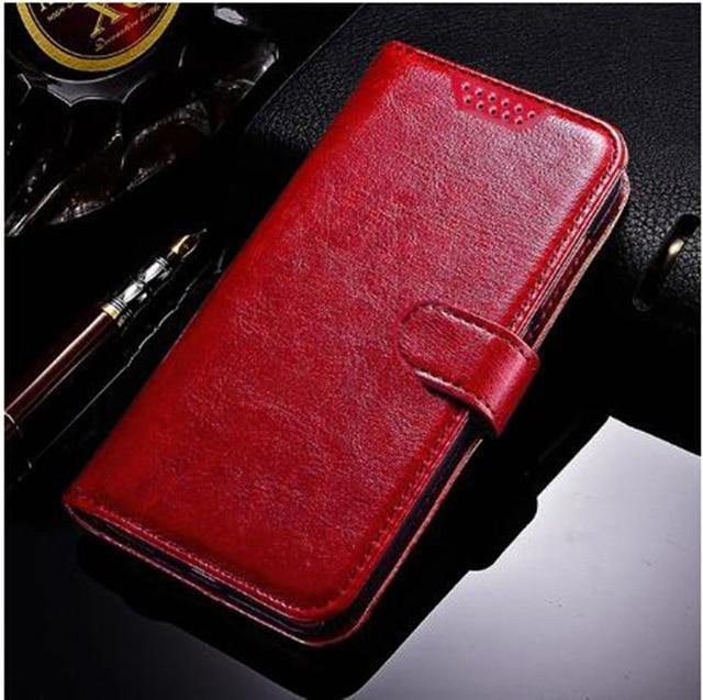 Luxury Flip Wallet Leather Case For iPhone - Magnetic Cards Holder Book - Carbon Cases