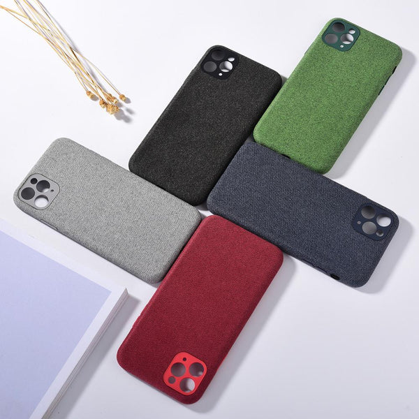 Canvas Case Cover High Premium Full Protective Shell For iPhone - Carbon Cases