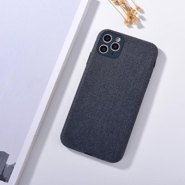 Canvas Case Cover High Premium Full Protective Shell For iPhone - Carbon Cases
